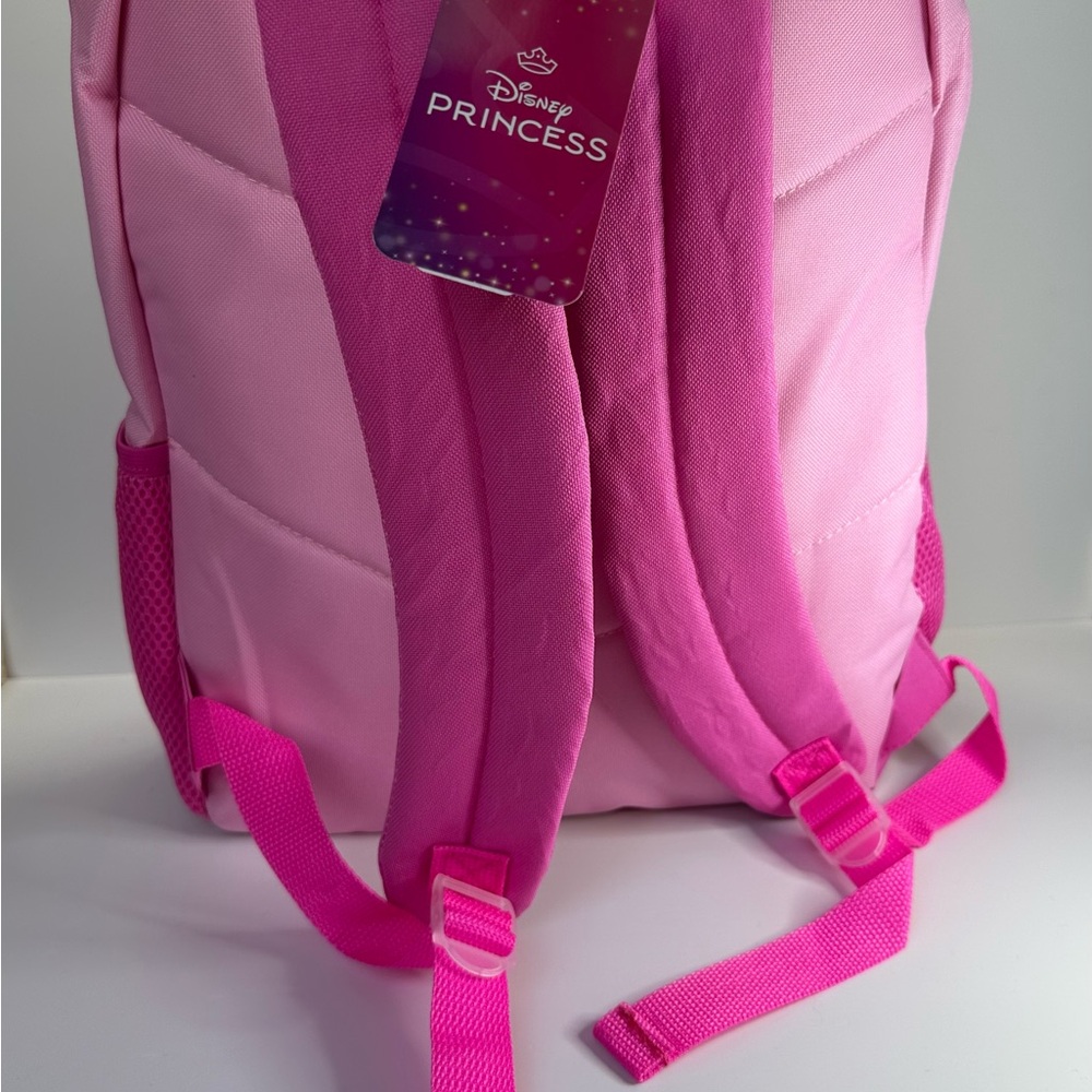 Disney Pink Princess Backpack NWT few tiny dark marks - Picture 5 of 15